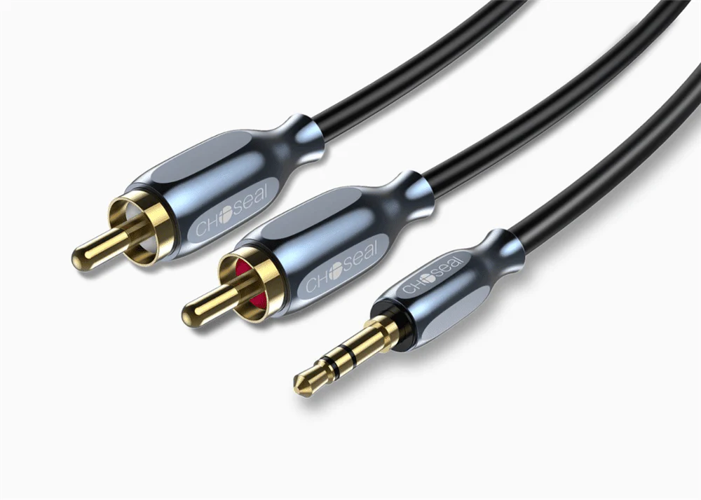 RCA Cable 3.5mm AUX RCA Adapter Cables 1.8M 5.9 Feet - Image 4