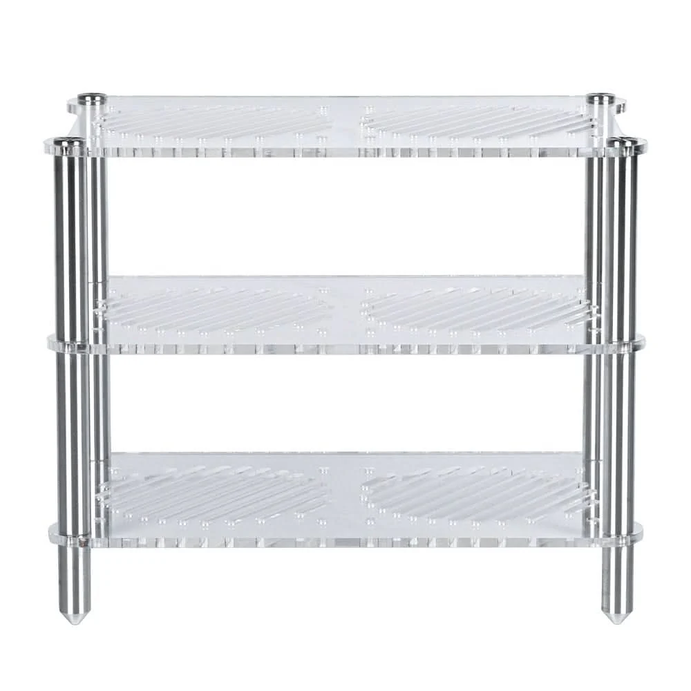 Fosi Audio 3-Layer Acrylic Rack for Audio Components - Image 2