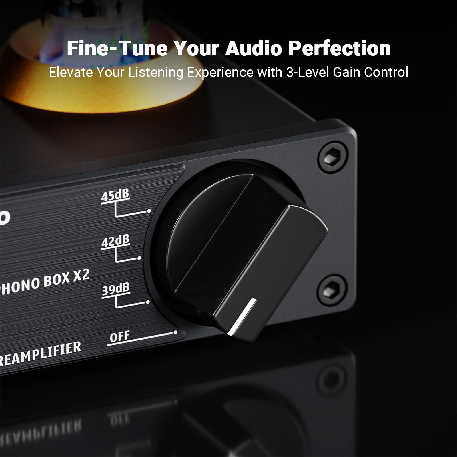 Fosi Audio Box X2 MM Turntable Phono Preamplifier - Image 4