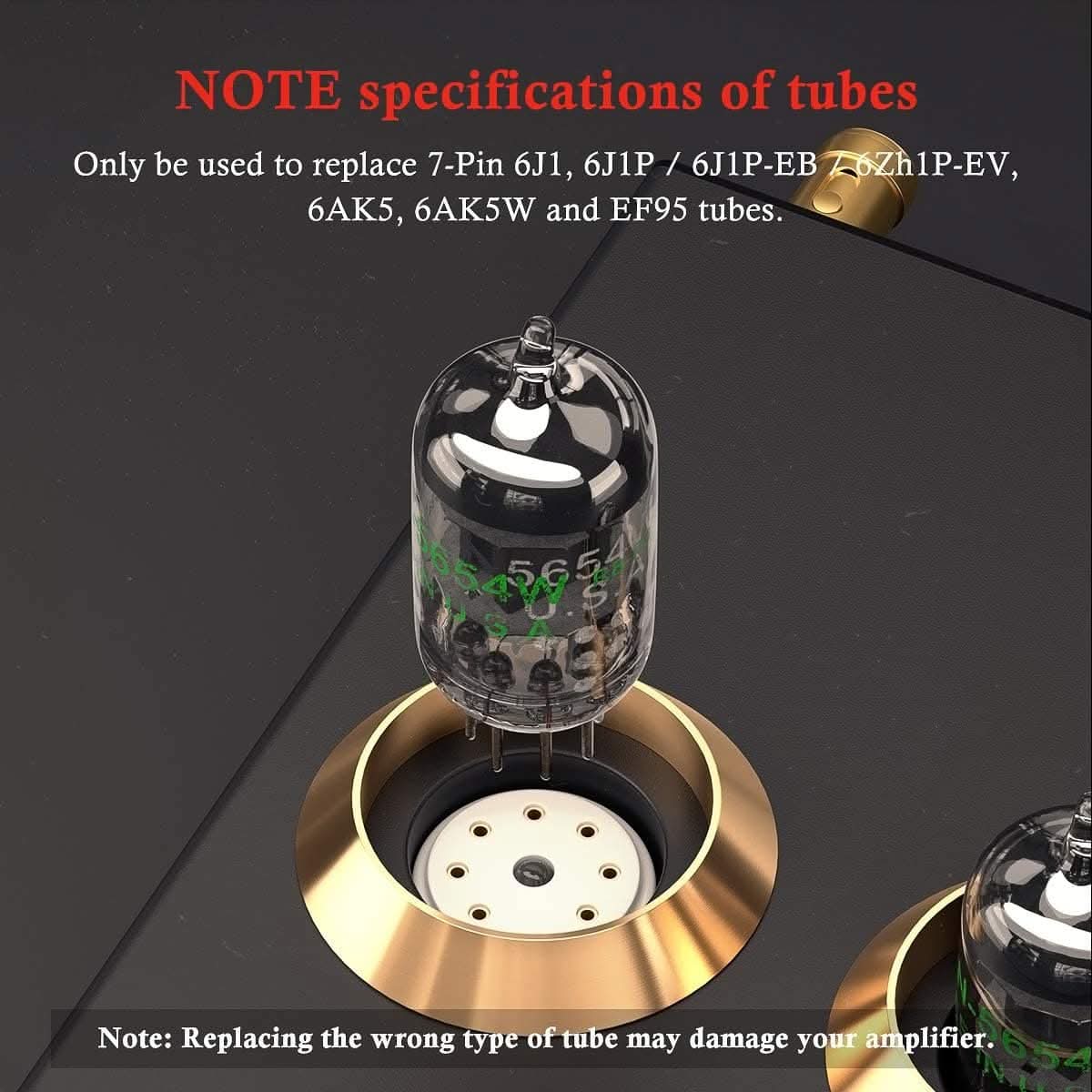 Fosi Audio Vacuum Tubes 7-Pin - Image 3